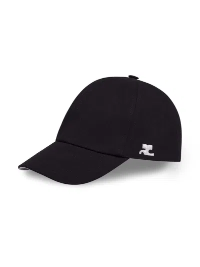 COURRÈGES COURRÈGES LOGO COTTON BASEBALL CAP