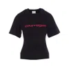 Courrèges Courreges Women Courreges Belted Printed Stone T-shirt In Black