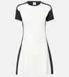 Courrèges Mini Contrast Frame Dress In White