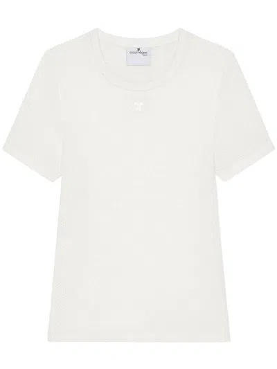 COURRÈGES COURRÈGES LOGO COTTON T-SHIRT