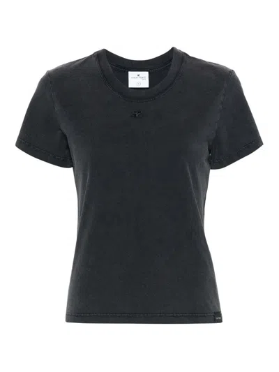 Courrèges Courreges T-shirts And Polos In Black