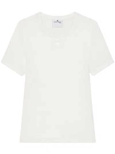 COURRÈGES COURRÈGES LOGO COTTON T-SHIRT