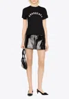 Courrèges Courreges Ac. T Shirt In Black