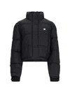 Courrèges Courreges Pre Nylon Puffer Jacket In Black