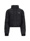 Courrèges Courreges Pre Nylon Puffer Jacket In Black