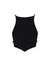 Courrèges Courreges Women Pointy Ribbed Knit Tank Top