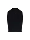 Courrèges Mockneck Light Rib Cropped Top