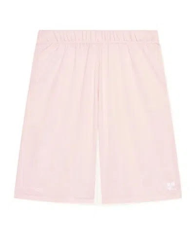 Courrèges Logo Detail Drawstring Shorts In Pink