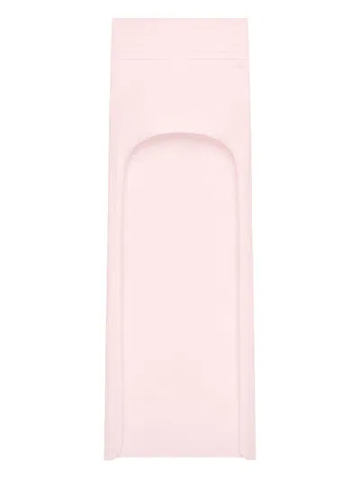 Courrèges Logo Detail Flap Pocket Skirt - Mini In Pink