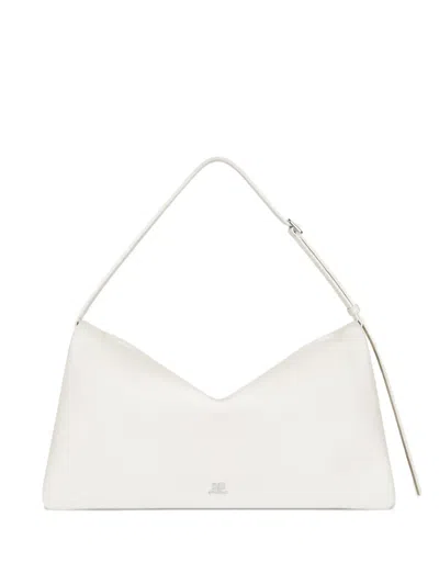 Courrèges Logo-detail Shoulder Bag In Pattern