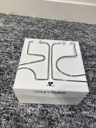 Courrèges Logo Earrings