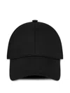 Courrèges Logo-embroidered Baseball Cap In Black