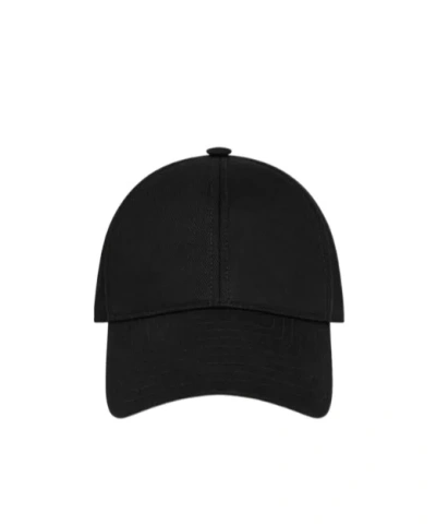 Courrèges Logo-embroidered Baseball Cap In Black