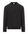 Courrèges Courreges Black Cotton Sweatshirt In Black