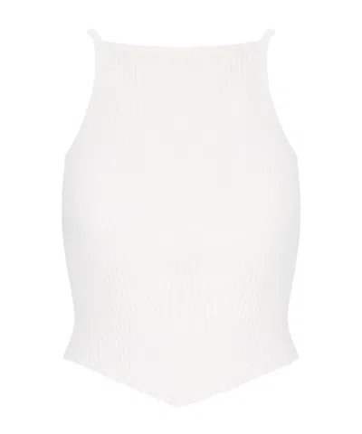 COURRÈGES COURRÈGES SLEEVELESS KNITTED TOP