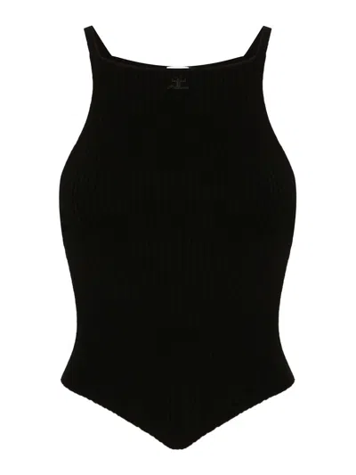 COURRÈGES TOP - NEGRO