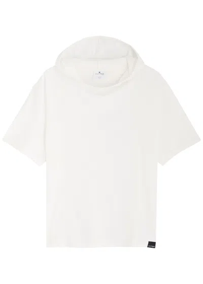 COURRÈGES COURRÈGES LOGO HOODED COTTON T-SHIRT