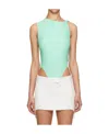 Courrèges Logo Jumpsuit In Green