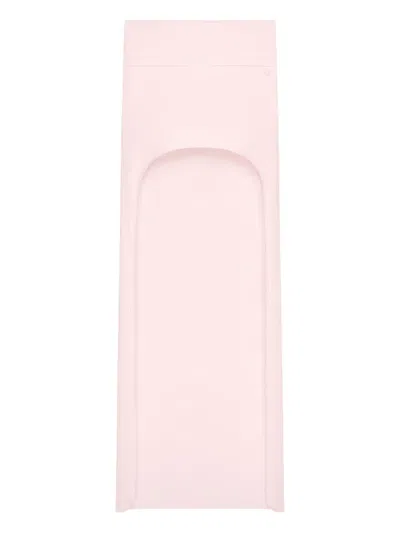 Courrèges Logo Midi Skirt In Pink