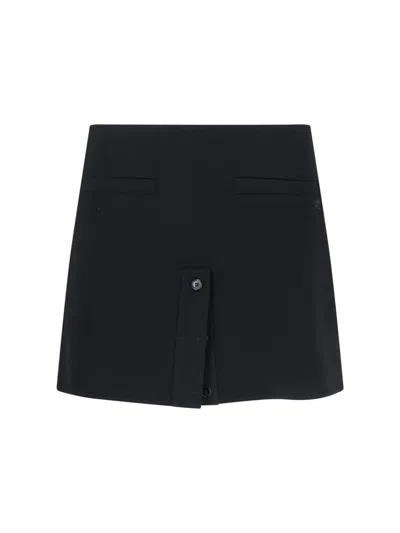COURRÈGES LOGO MINI SKIRT
