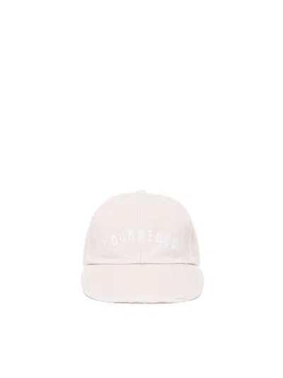 Courrèges Logo Patch Baseball Hat In Black