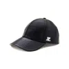 Courrèges Logo Patch Cap In Black