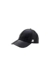 Courrèges Cap In Black