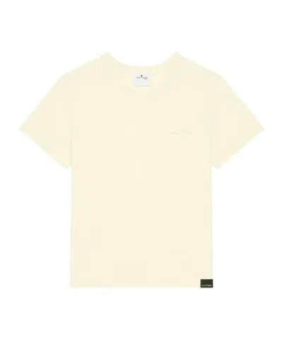 Courrèges Logo Patch Crewneck T-shirt In Pink