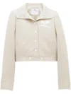 Courrèges Courreges Re Edition Jacket In Coated Cotton In 中性色