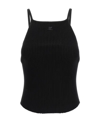 COURRÈGES COURRÈGES CUT-OUT SLEEVELESS TANK TOP