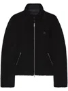 COURRÈGES FLEECE BOMBER JACKET