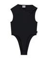 Courrèges Logo Patch Jumpsuit In Black