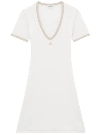 COURRÈGES 标贴迷你连衣裙