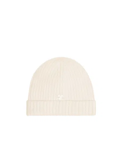 COURRÈGES COURRÈGES RIBBED BEANIE