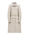 Shop Courrèges Logo-patch Trench Coat