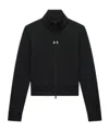 Courrèges Zippered Long-sleeved Casual Jacket In Black