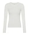 Shop Courrèges Logo Pattern Sweater In Heritage White