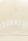COURRÈGES LOGO PRINT BASEBALL CAP