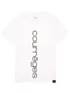 Courrèges Ac Straight Printed T-shirt In White