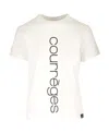 Courrèges Ac Straight Printed T-shirt In White