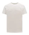 Courrèges Short-sleeved Fitted Top With Boxy Silhouette In White