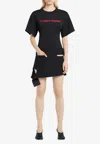Courrèges Courreges Women Courreges Belted Printed Stone T-shirt In Black
