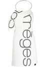 Courrèges Logo-print One-shoulder Dress In White