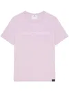 Courrèges Logo-print T-shirt In Pink