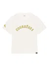 Courrèges Crew Neck Short-sleeved T-shirt In White