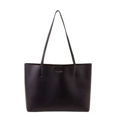 Courrèges Logo Shoulder Bag In Black