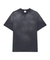 Courrèges Logo T-shirt In Black