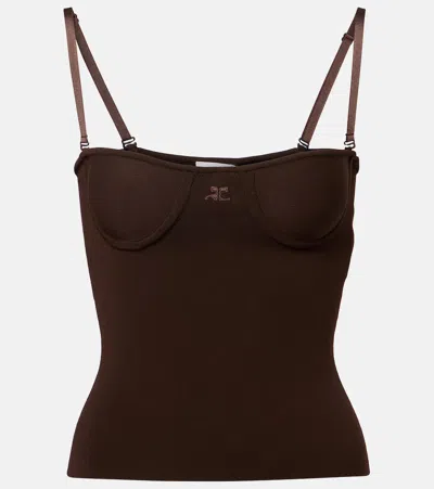 Courrèges Logo Tank Top