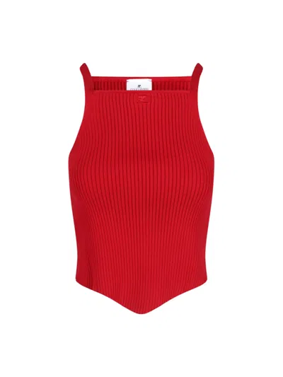 COURRÈGES LOGO TANK TOP