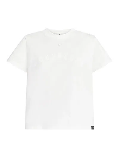 Courrèges Logo Tee In White